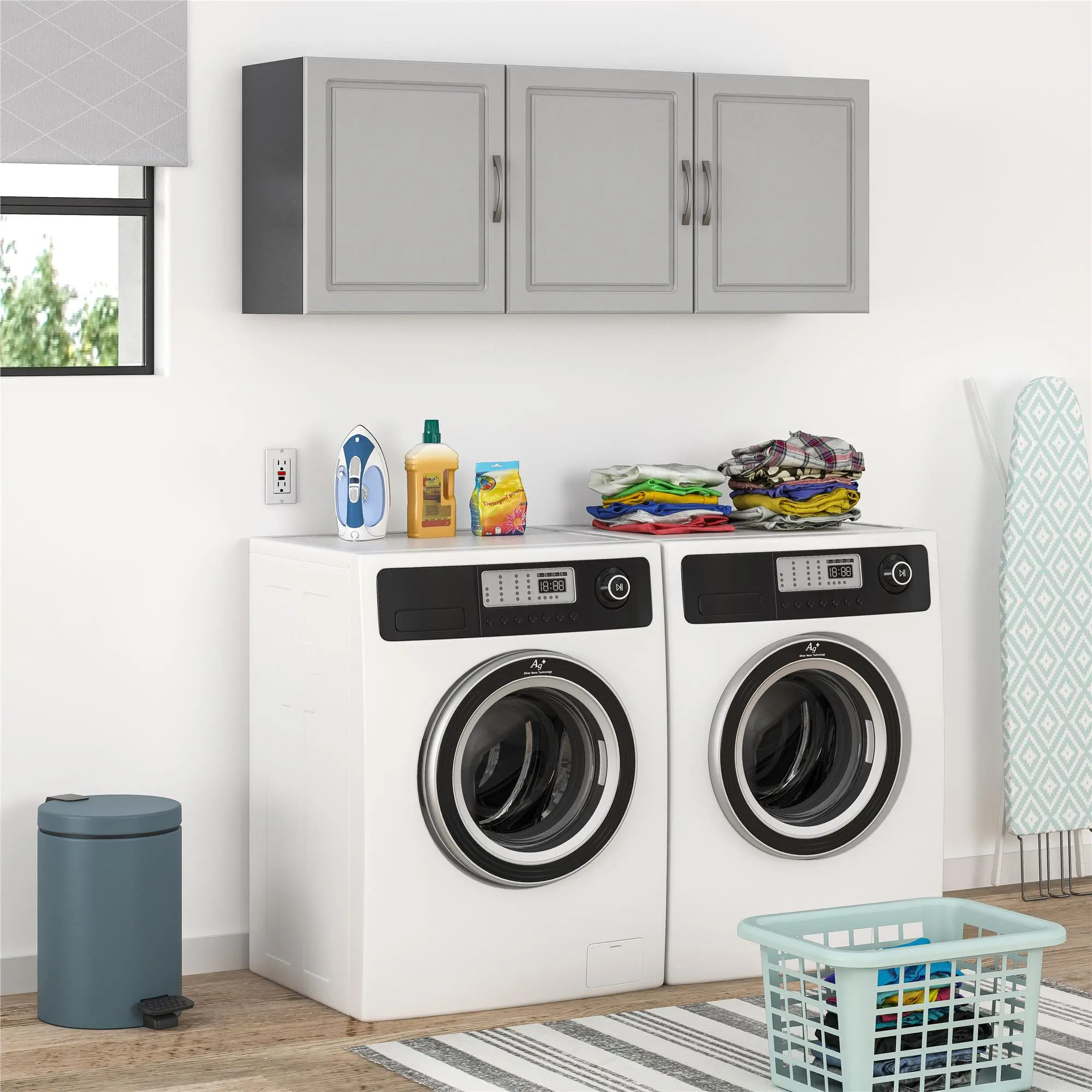 Kendall Gray 54  Wall Cabinet-3