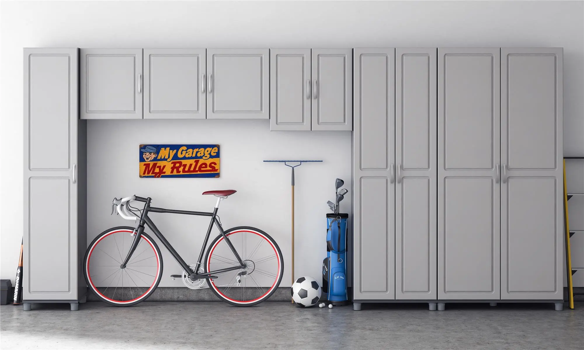 Kendall Gray 54  Wall Cabinet-4