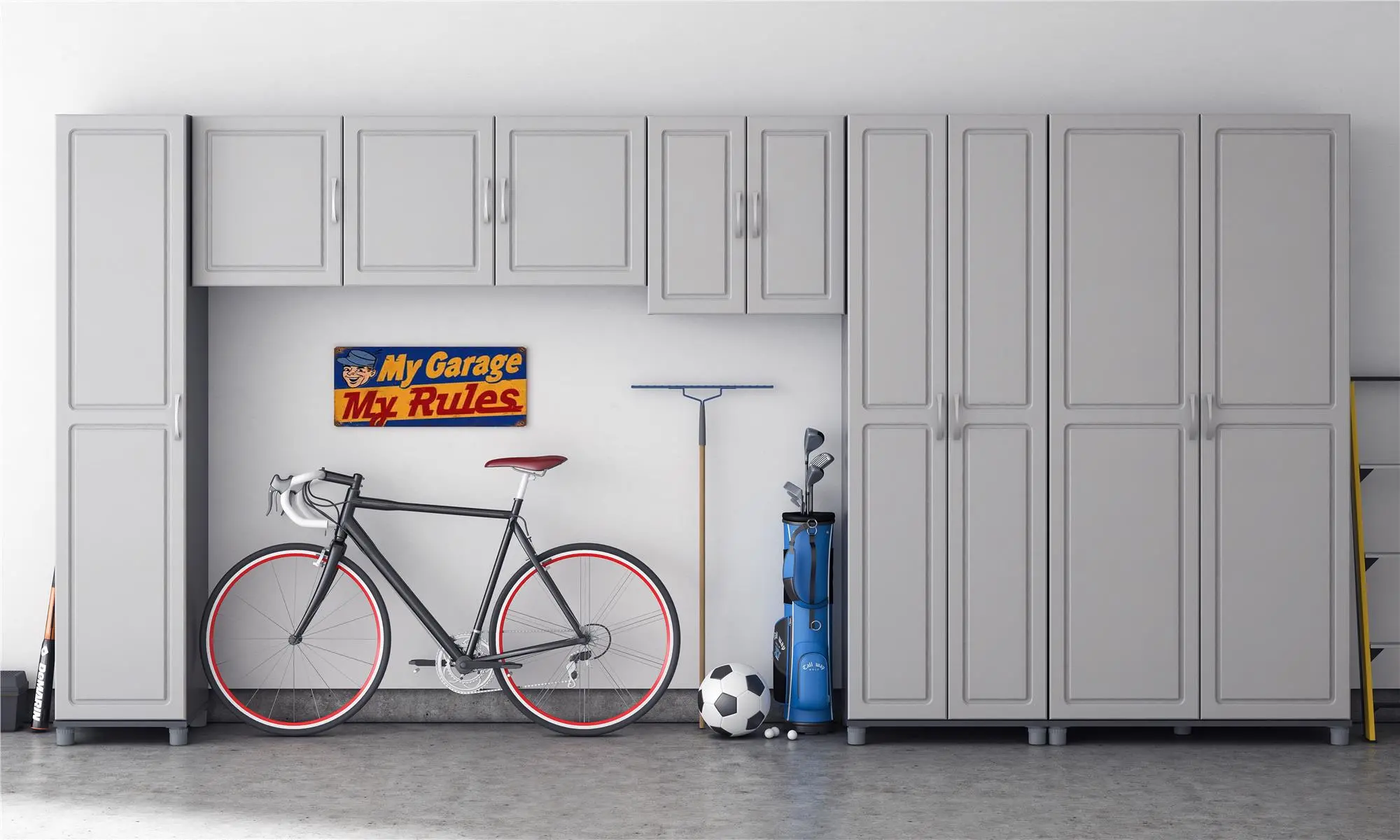Kendall Gray 54  Wall Cabinet-4