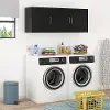 Kendall Black 54  Wall Cabinet