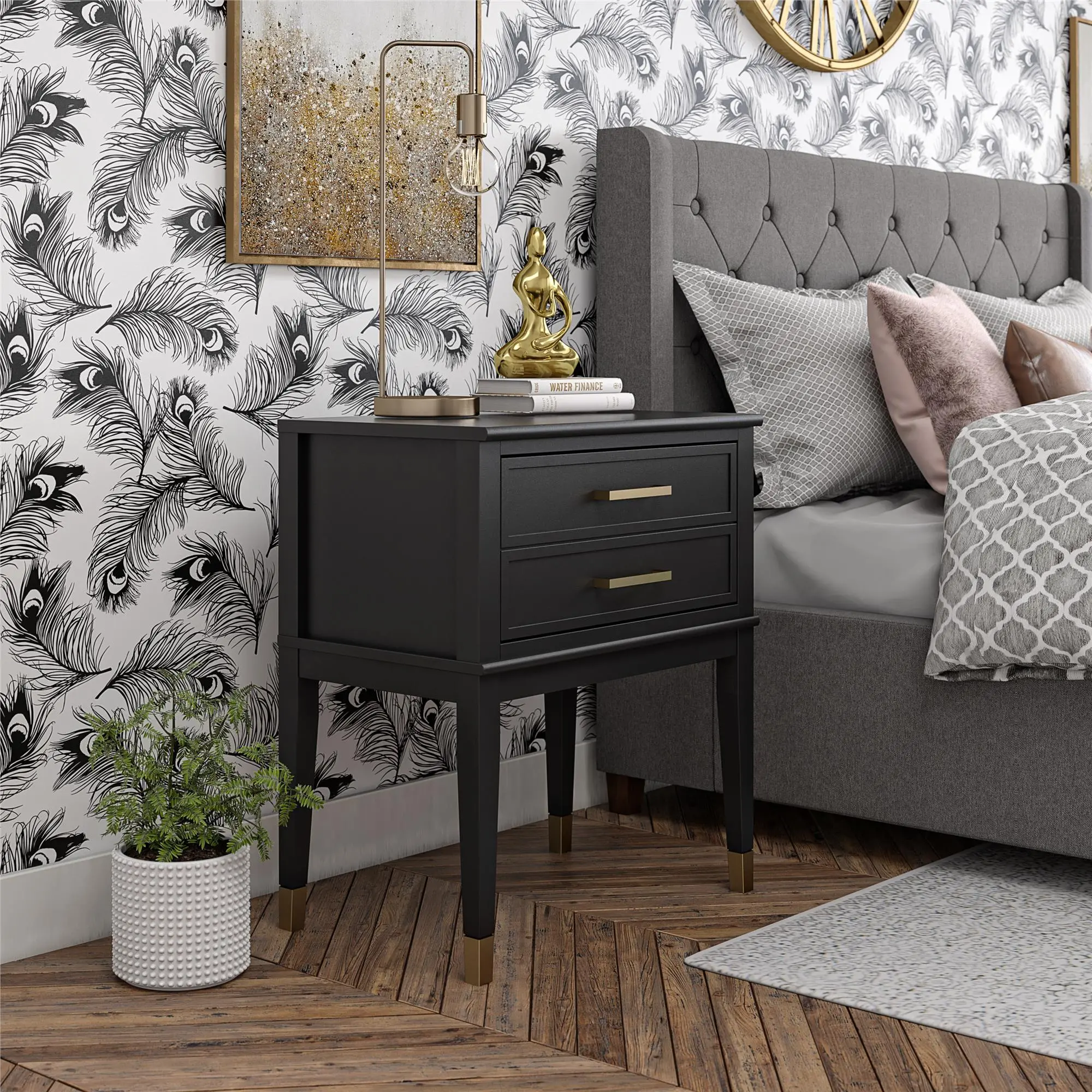 Westerleigh Black End Table-3