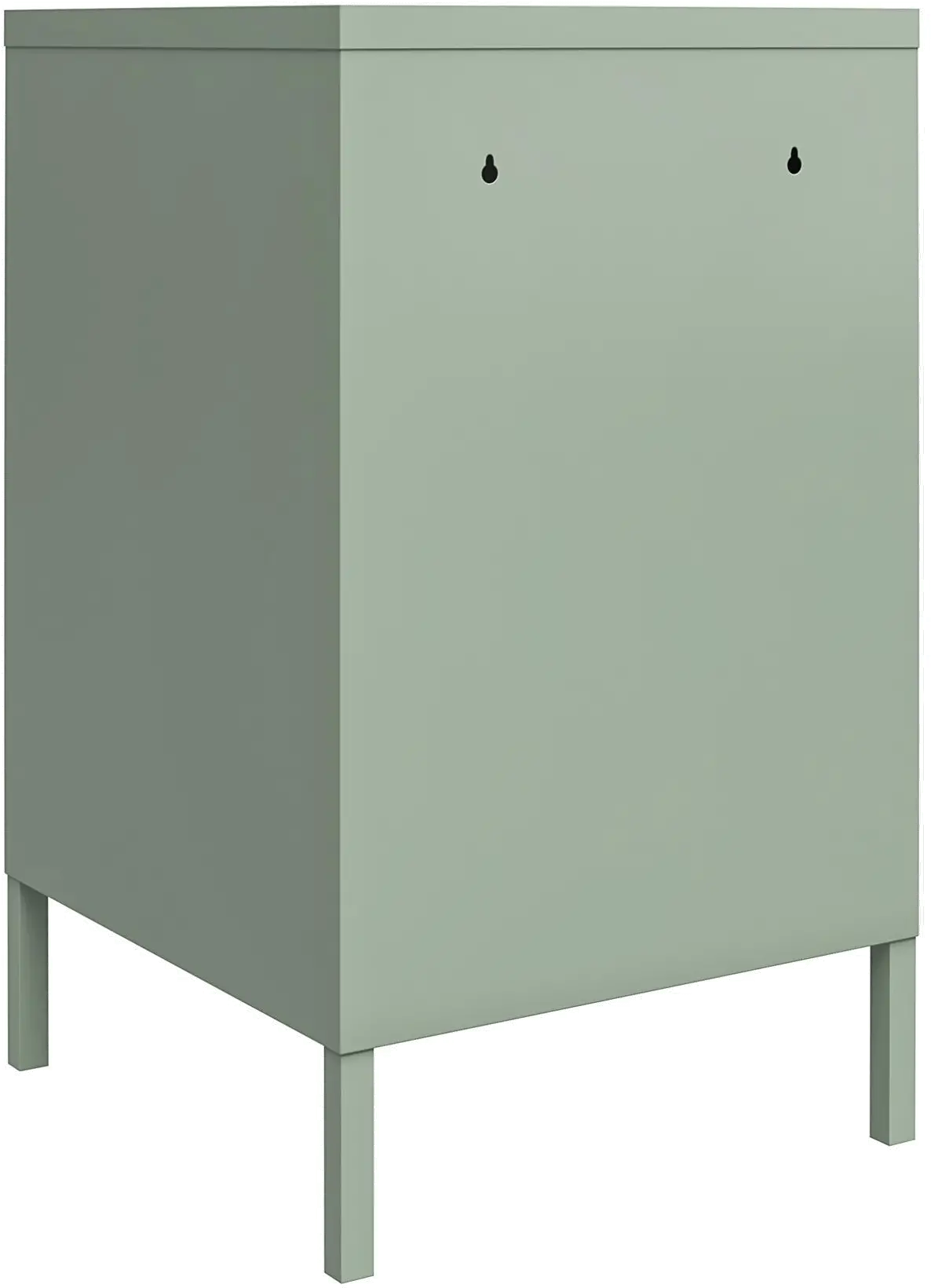 Mission Light Green Metal Locker End Table-4