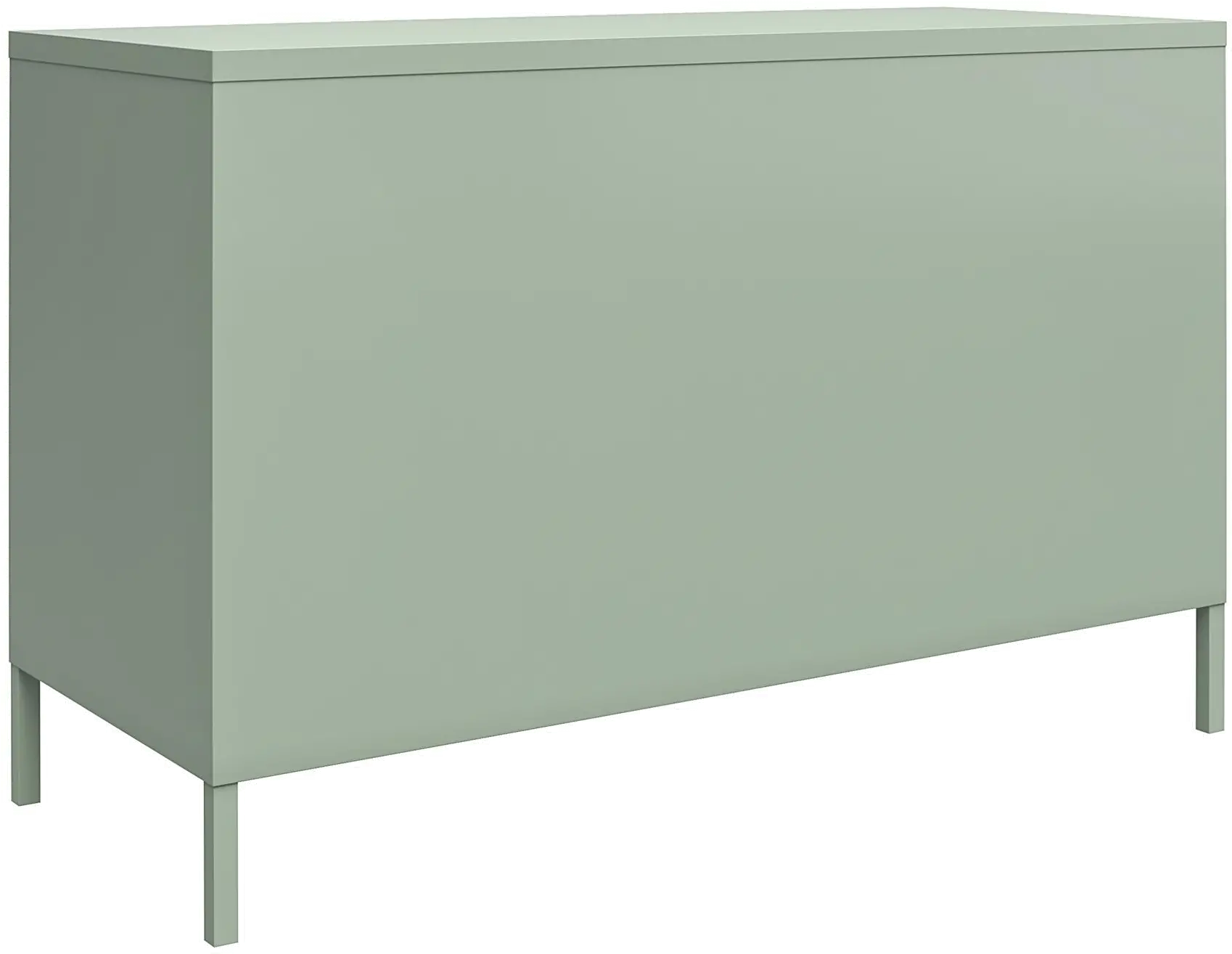 Mission Light Green 2 Door Metal Locker Accent Cabinet-1
