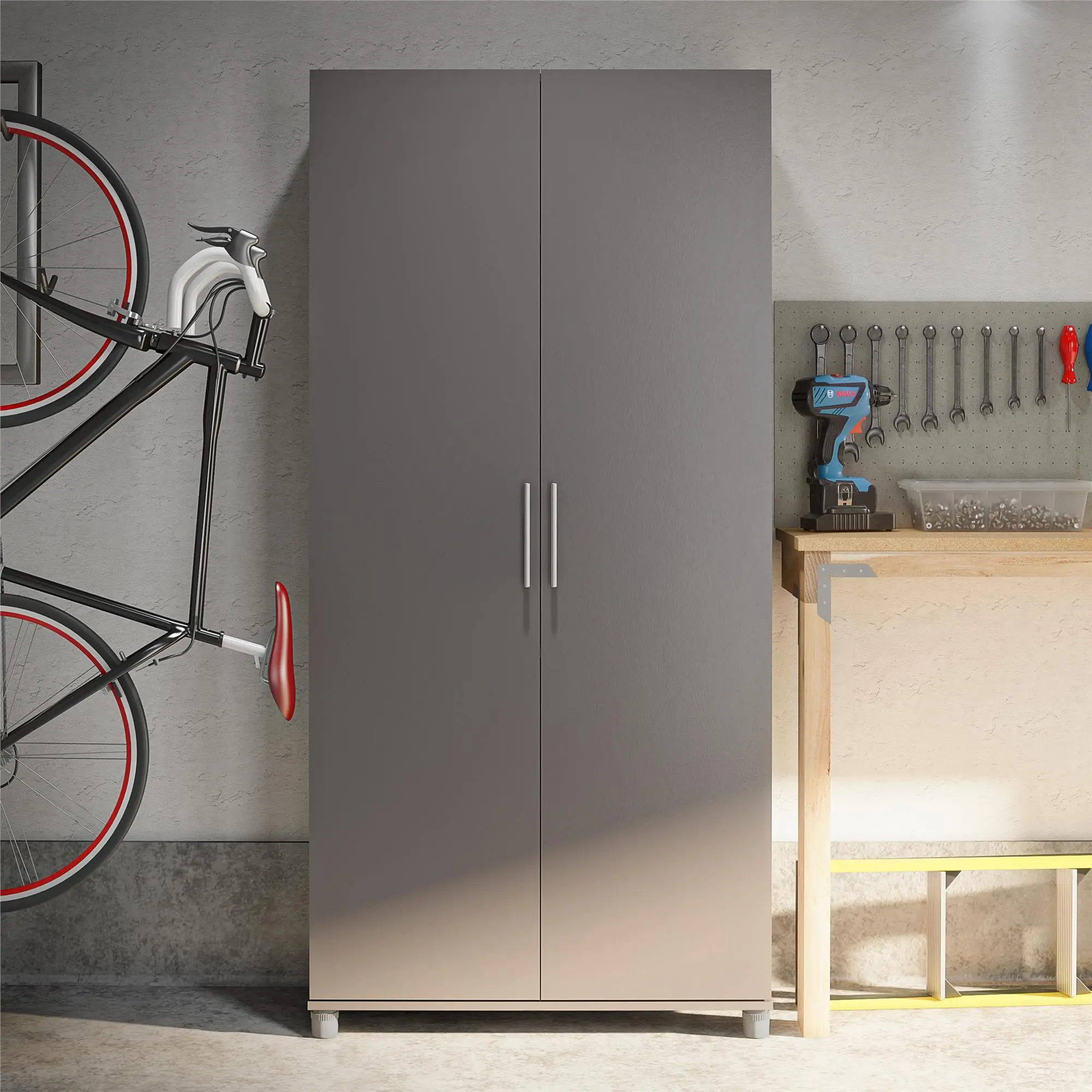 Camberly Graphite Gray 36  Storage Cabinet-2