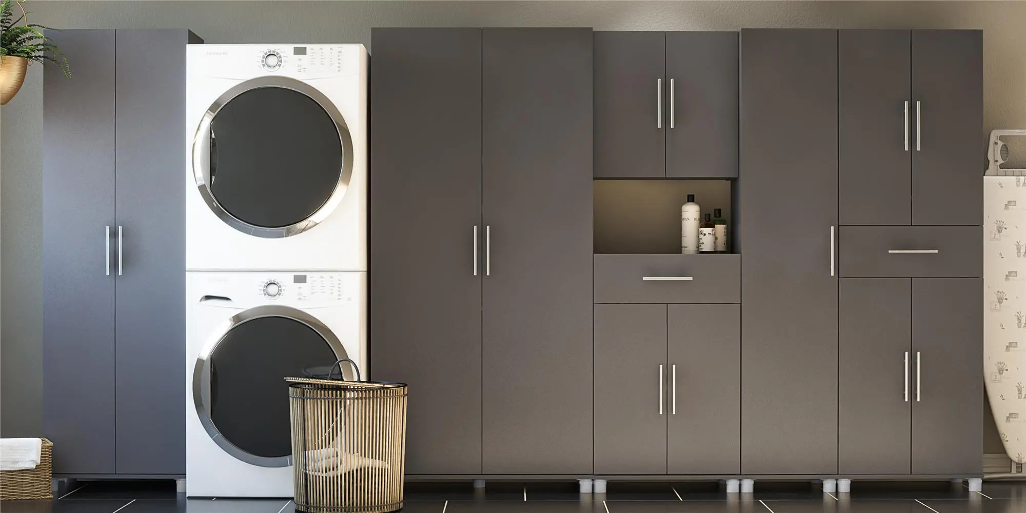 Camberly Graphite Gray 36  Storage Cabinet-3