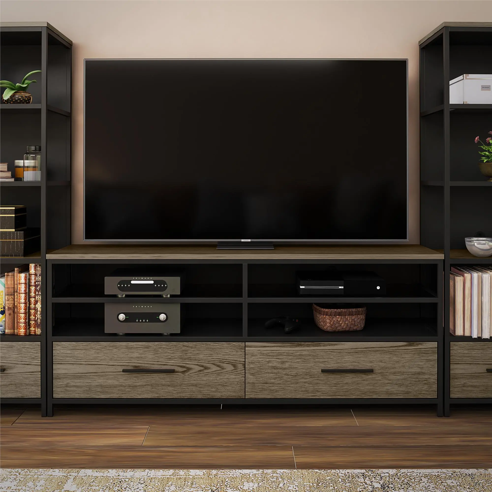 Structure Light Brown 60  TV Stand-2