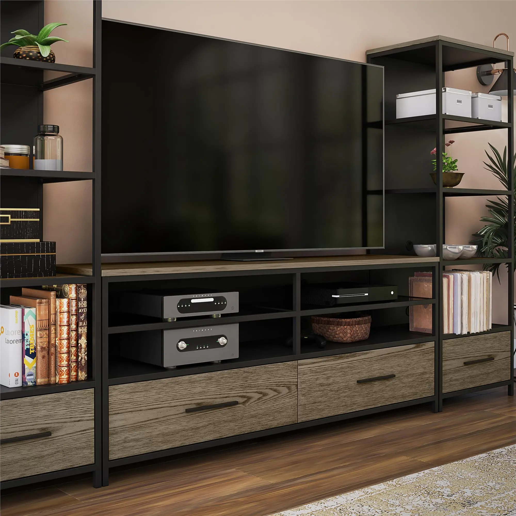 Structure Light Brown 60  TV Stand-3