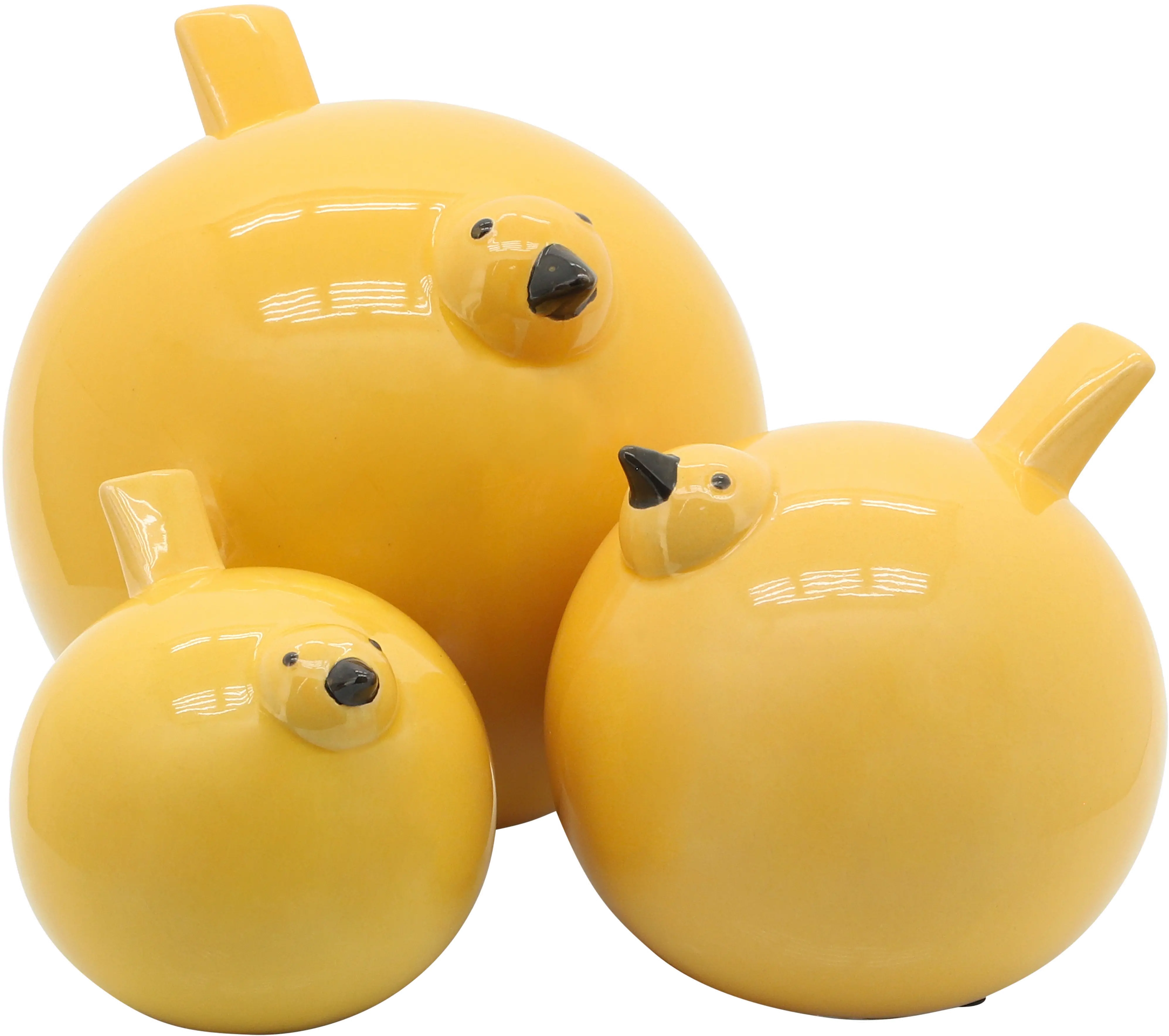 Medium Ceramic Yellow Bird-1