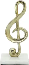 9  Gold Metal Treble Clef Decor