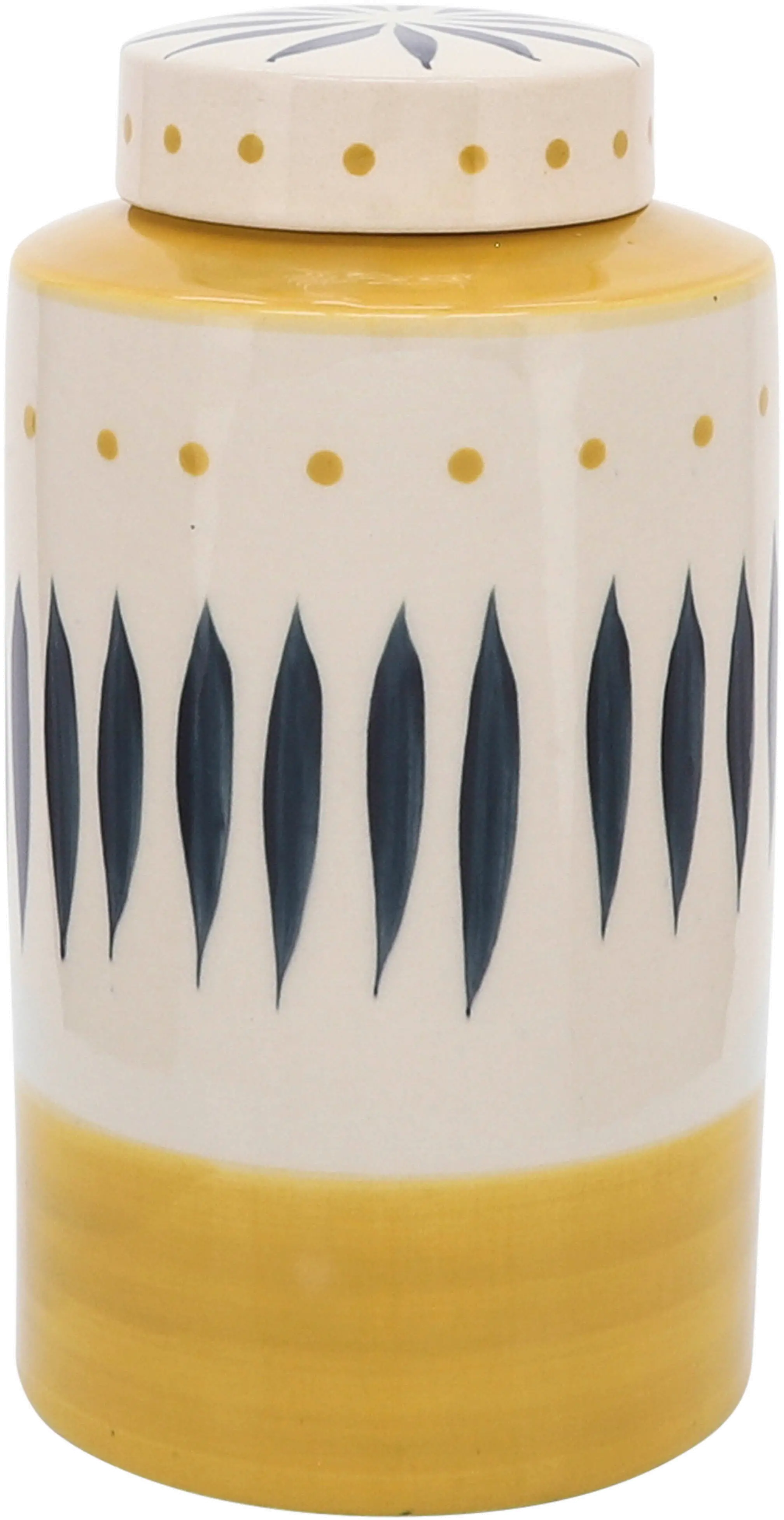10  Ivory Tribal Jar-1