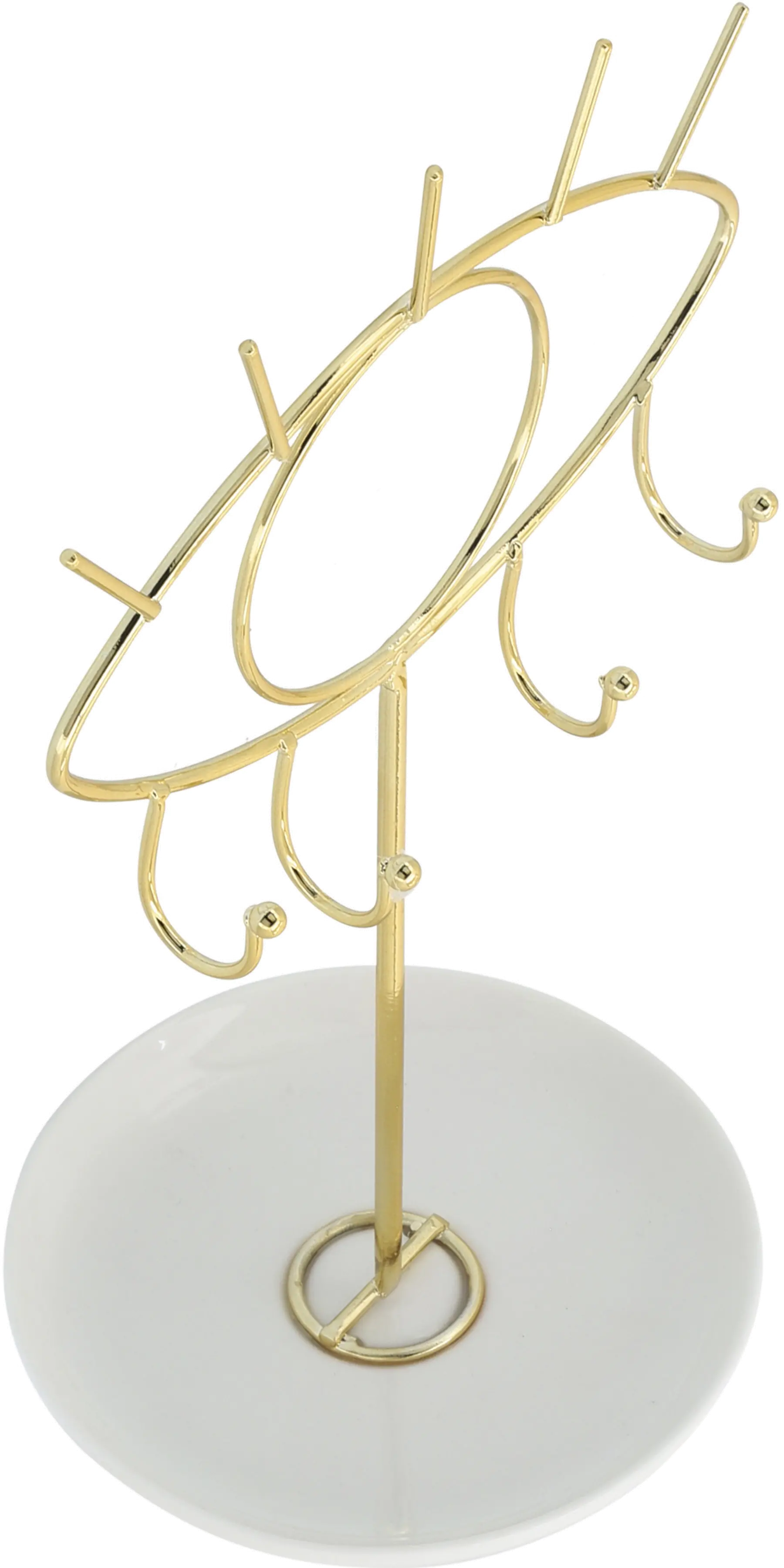 12  White/Gold Eyes With Jewelry Hanger-2