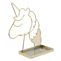 11  Gold Metal Unicorn Decor
