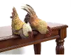 Assorted Hen/Rooster Shelf Sitters