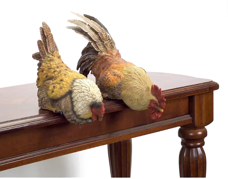 Assorted Hen/Rooster Shelf Sitters