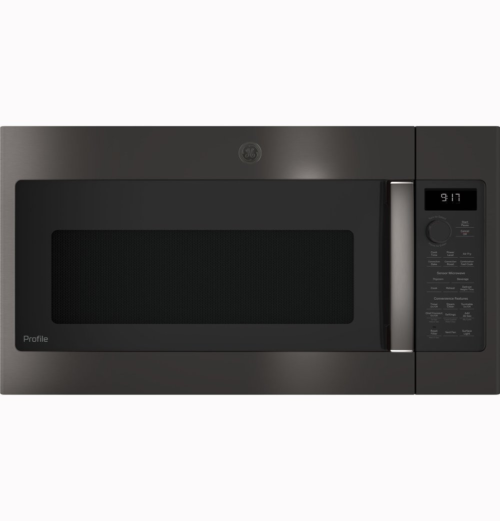 GE Profile 1.7 cu ft Over the Range Microwave - Black Stainless Steel