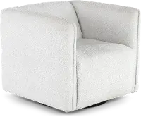 Lonoke Light Gray Swivel Accent Chair