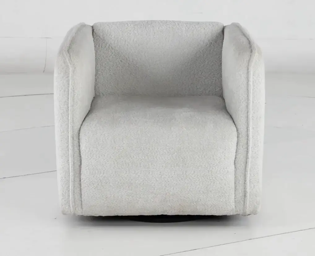 Lonoke Light Gray Swivel Accent Chair-4