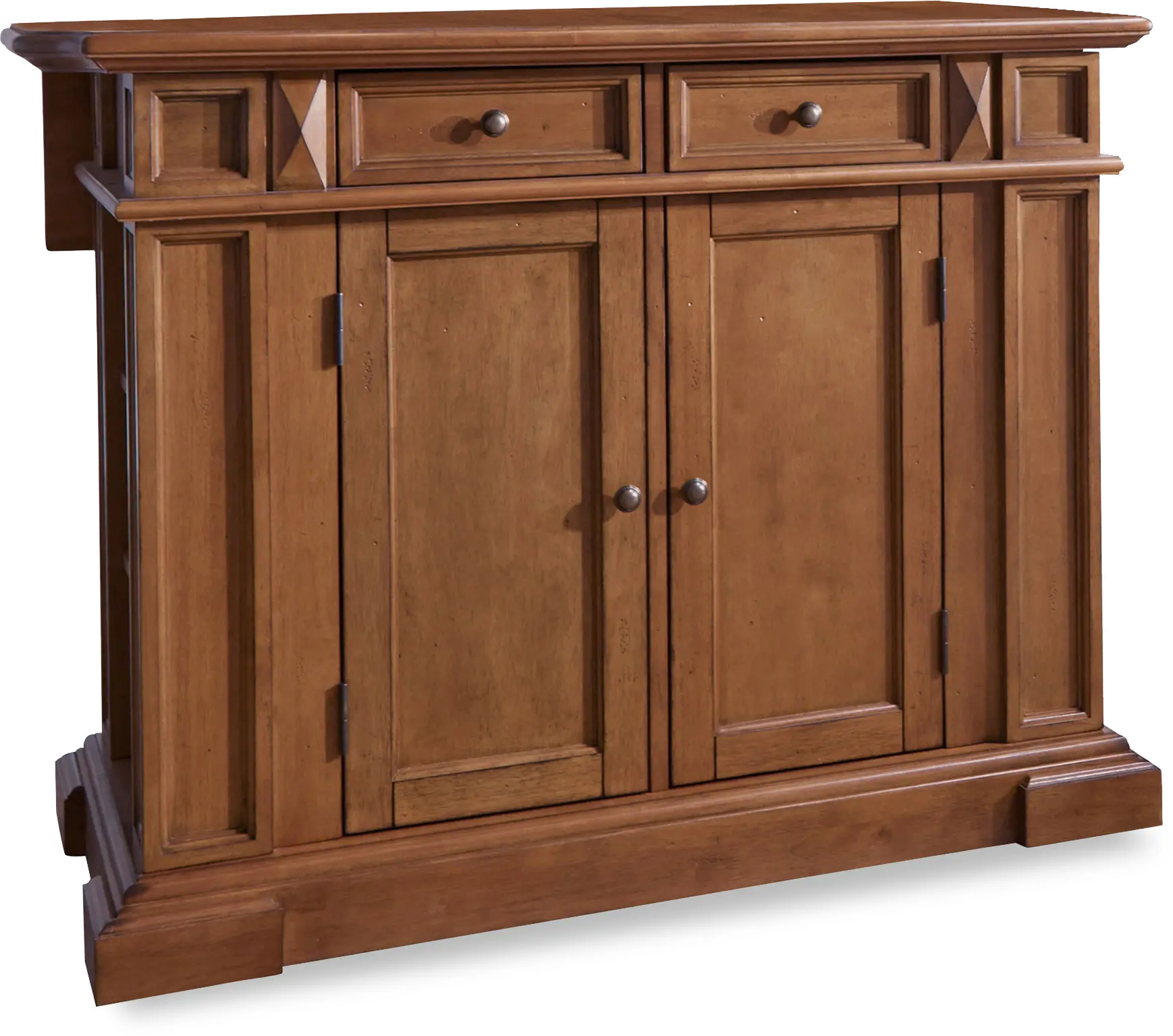5004-94 Americana Brown Kitchen Island-1