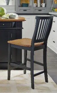 5003-89 Americana Black Counter Height Stool