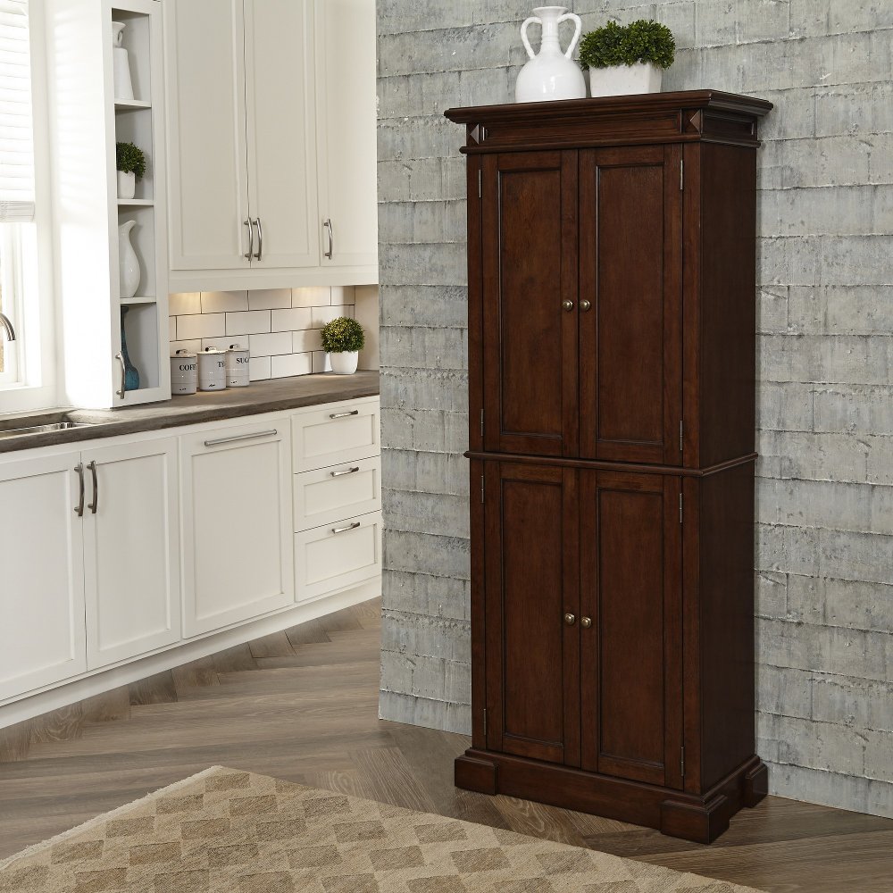 Americana Dark Brown Kitchen Pantry