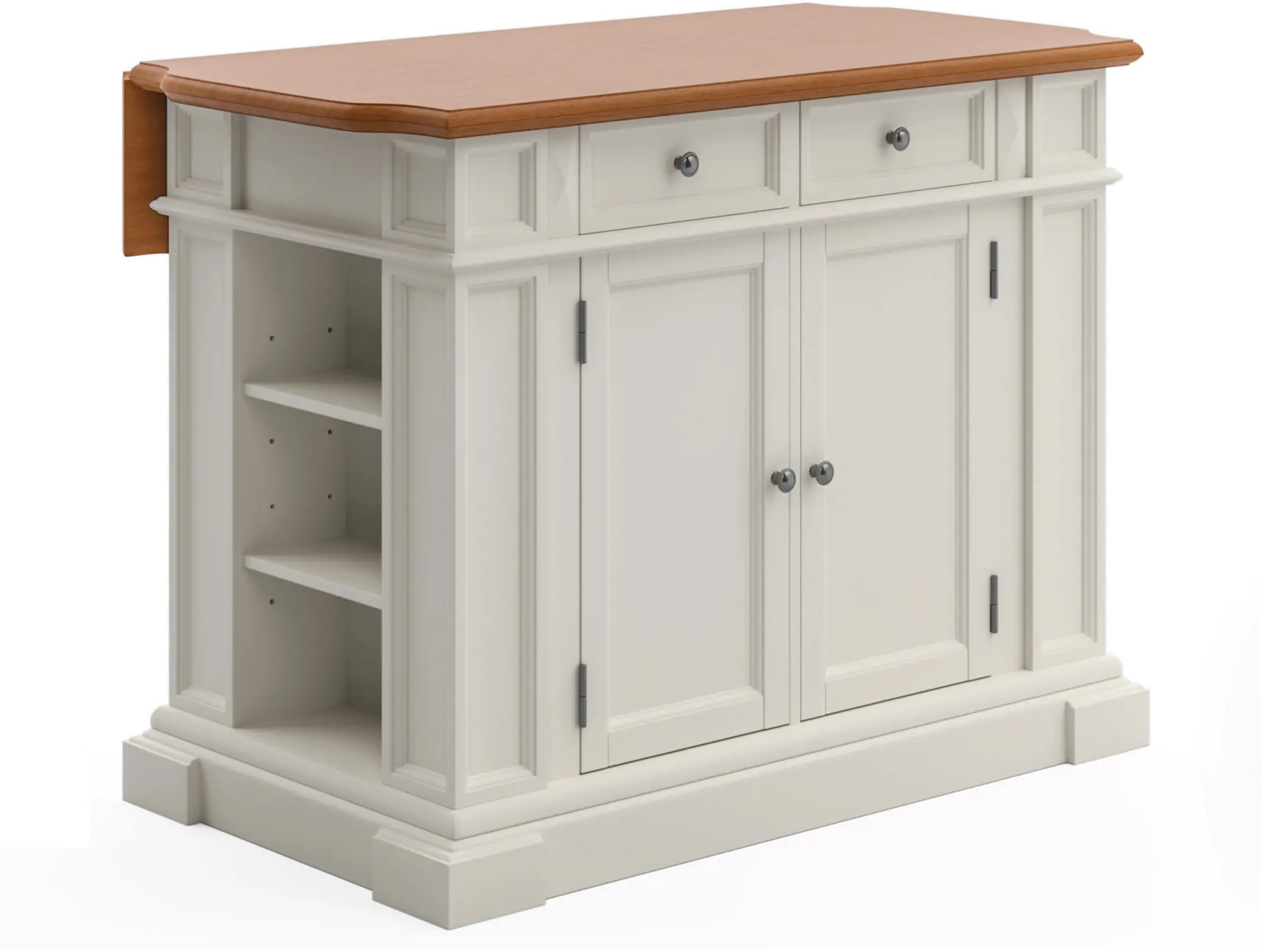 5002-94 Americana White Kitchen Island-4