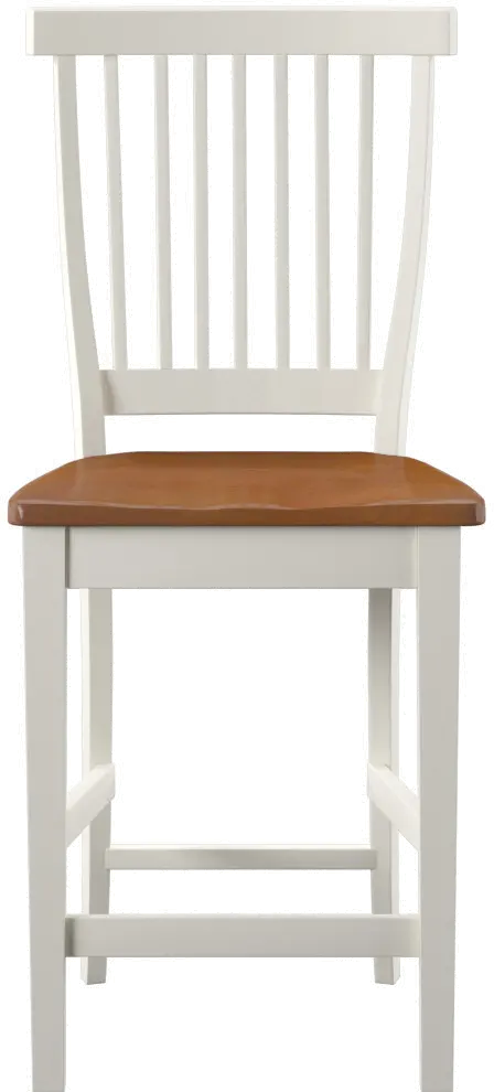 5002-89 Americana White Counter Height Stool-1