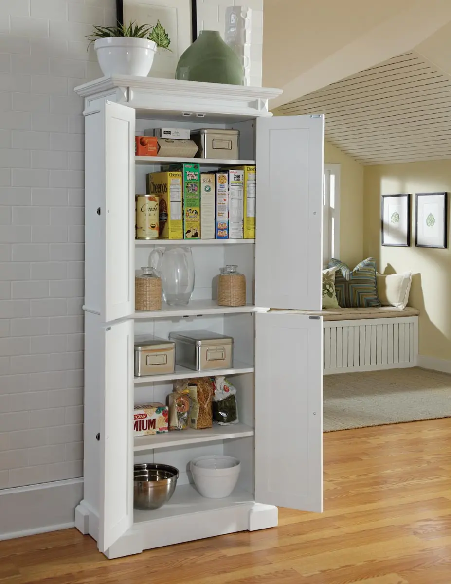 5004-692 Americana White Kitchen Pantry-3