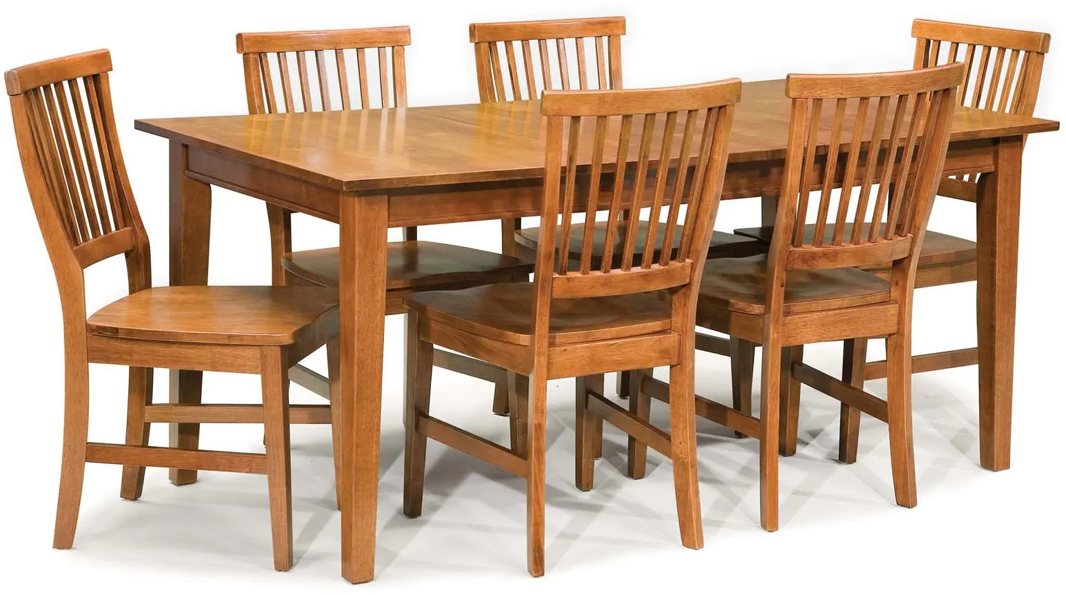 5180-319 Arts and Crafts Brown Dining Table-1