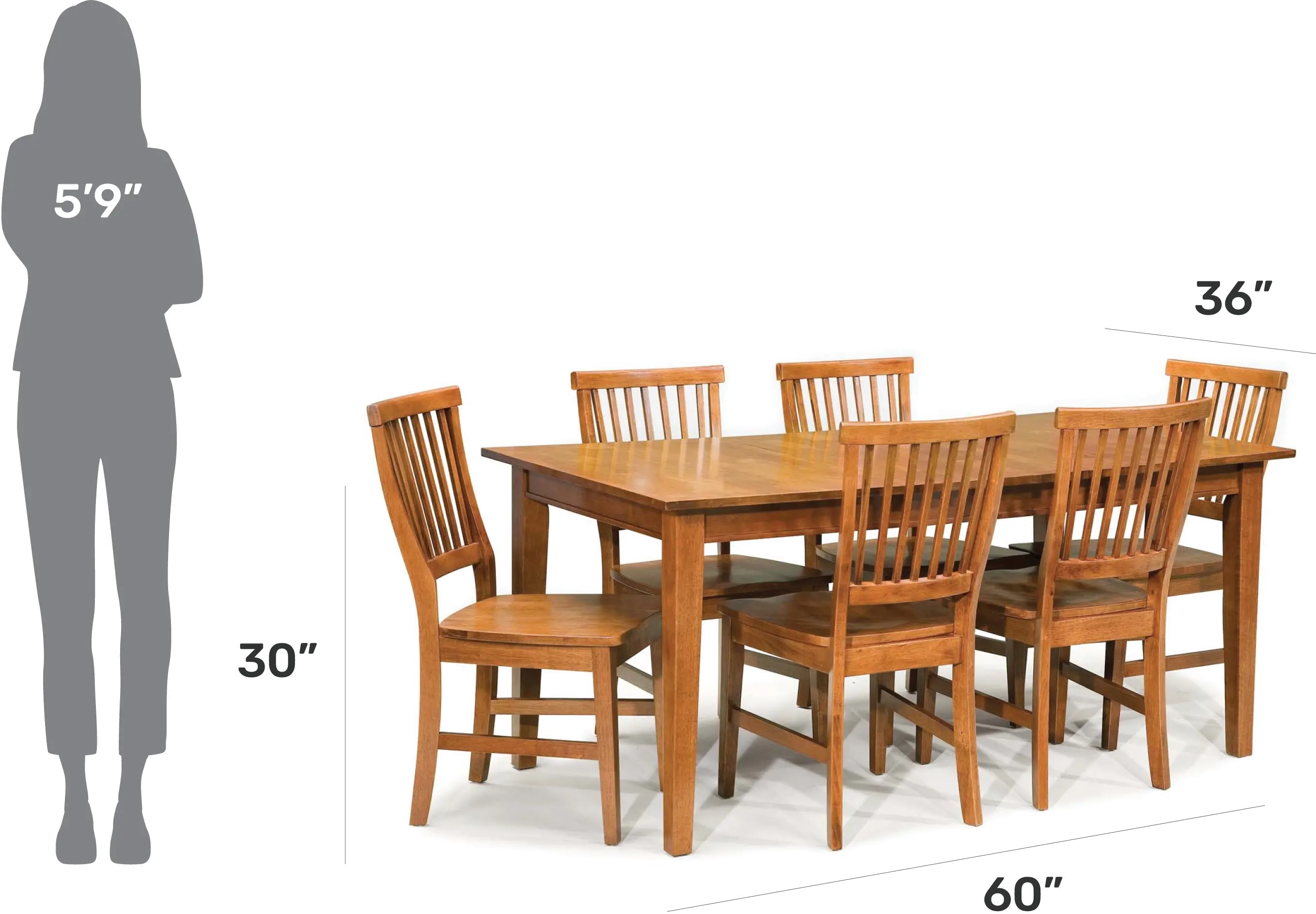 5180-319 Arts and Crafts Brown Dining Table-3