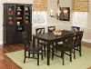 5181-319 Arts and Crafts Black Dining Table