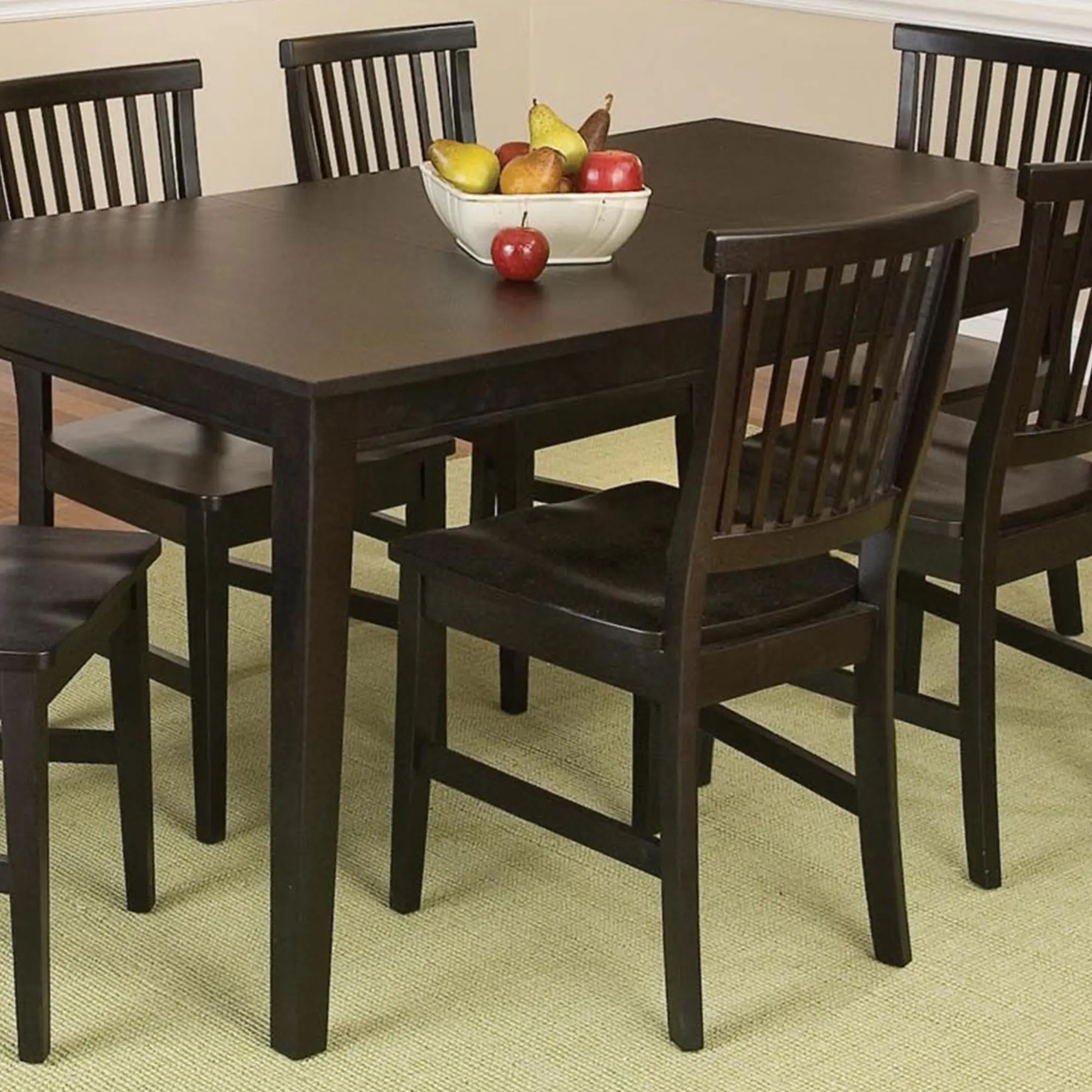 5181-319 Arts and Crafts Black Dining Table-4