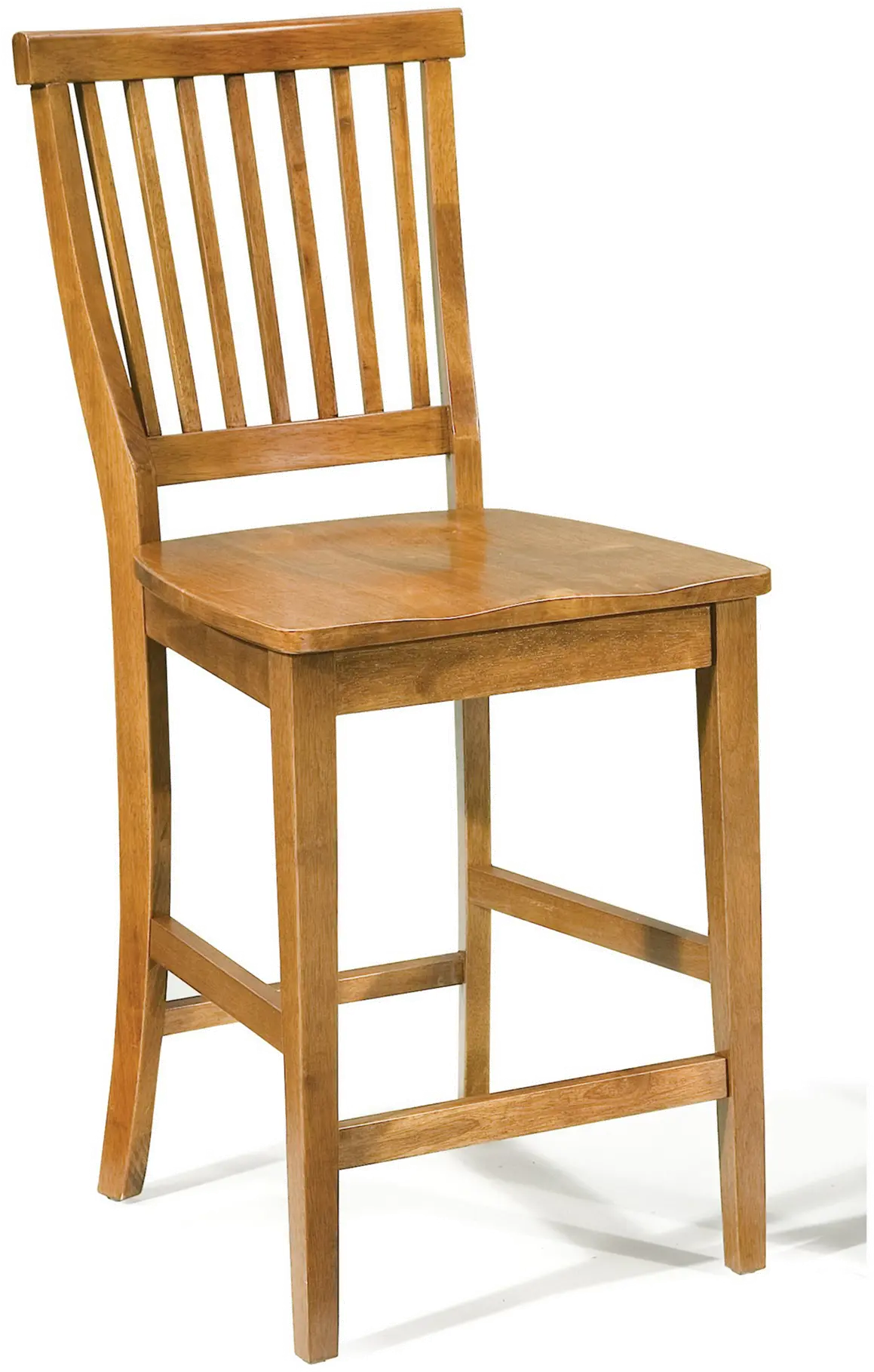 5180-89 Arts and Crafts Brown Counter Stool-1