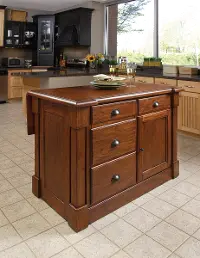 5520-94 Aspen Brown Kitchen Island