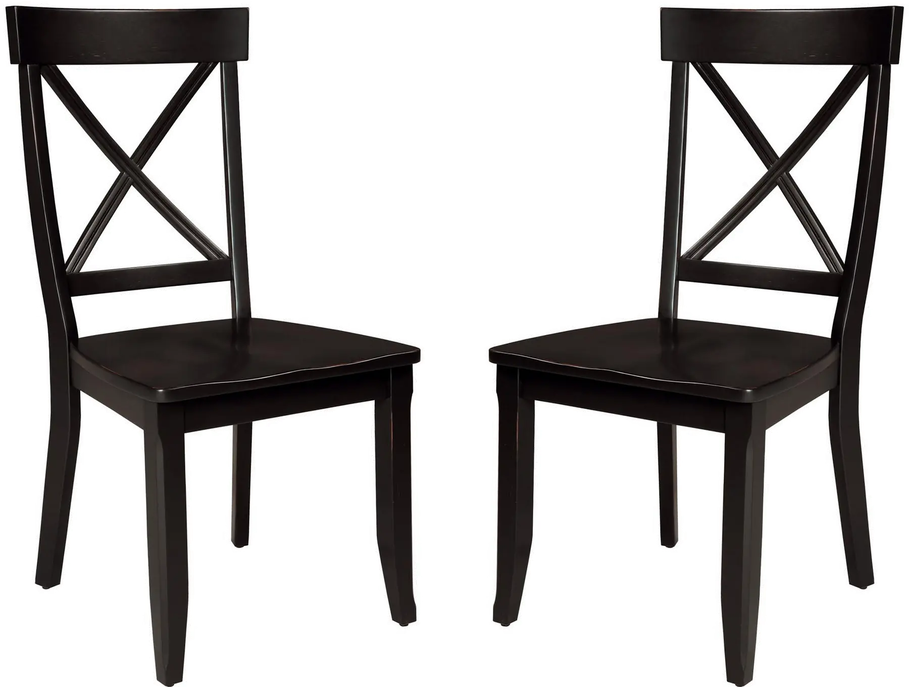 5178-802 Blair Black Dining Chair Pair-1