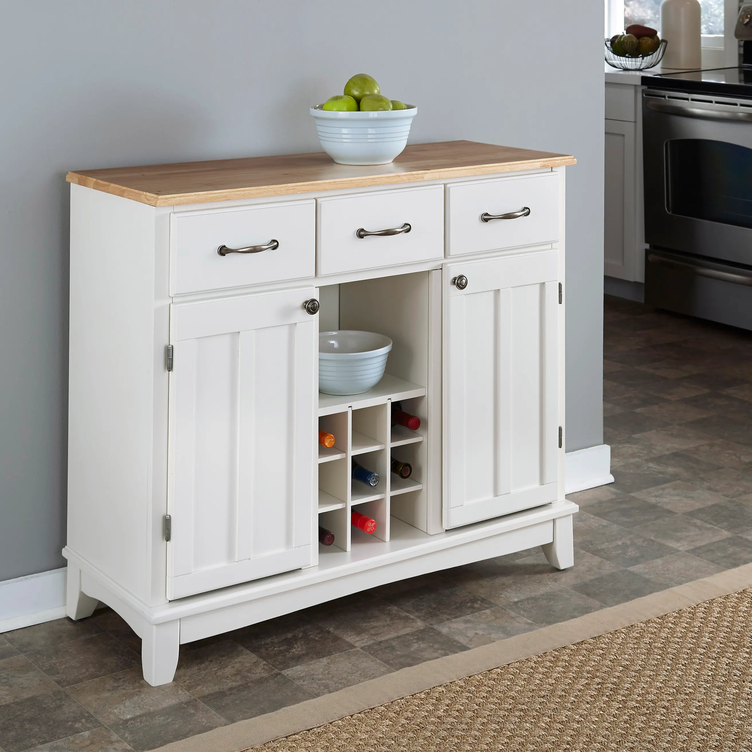 5100-0021 Homestyle Off-white Buffet-2
