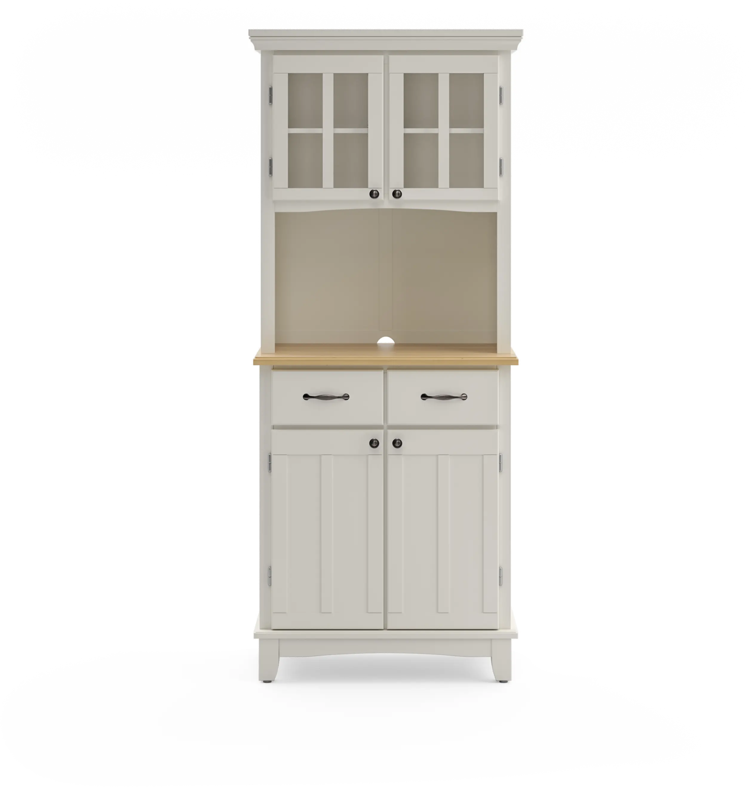 5001-0021-12 Homestyles Off-White Buffet with Hutch-1