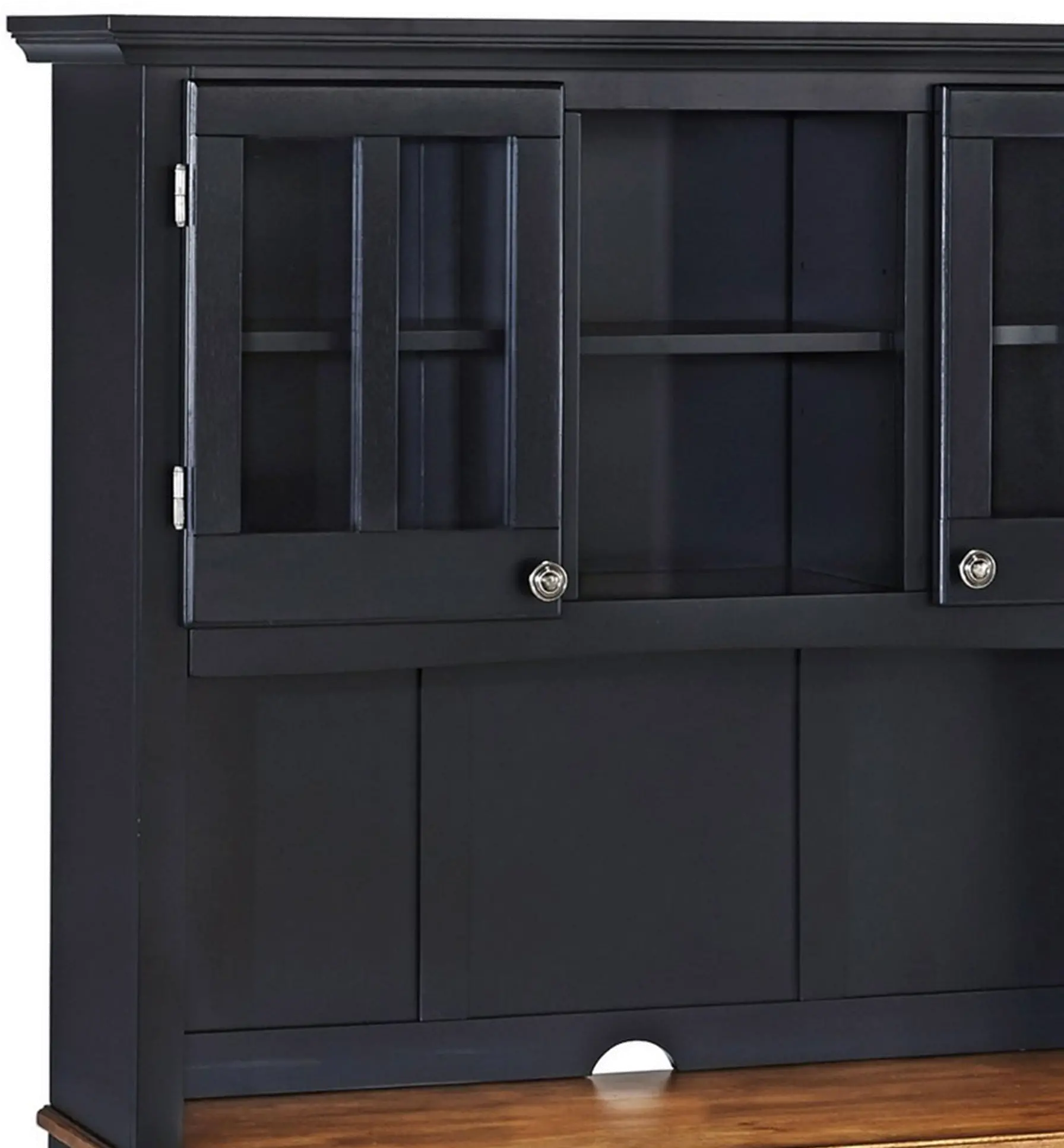 5100-0046-42 Homestyles Black Buffet with Hutch-4