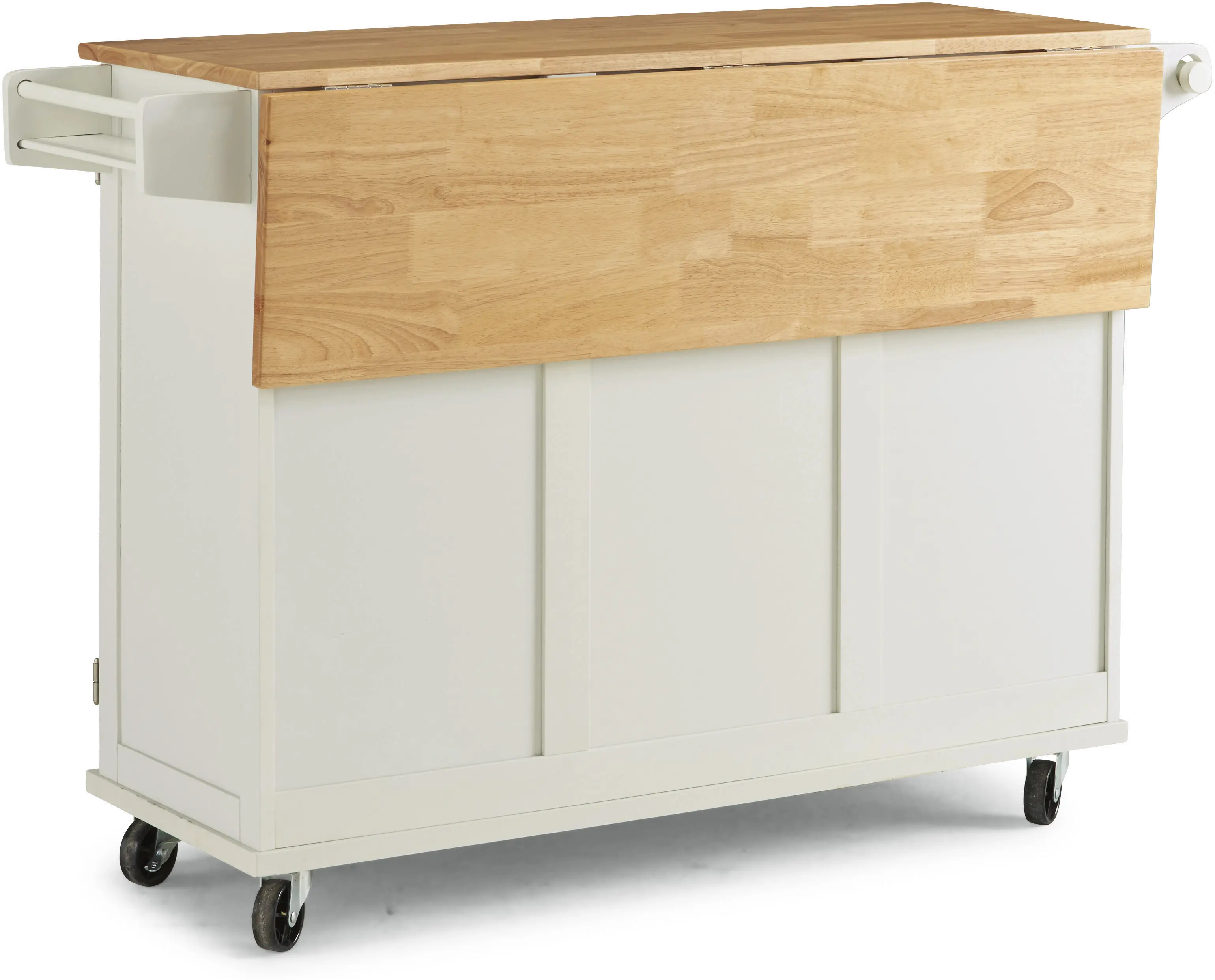 4516-95 Dolly Madison Off-White Kitchen Cart with Drop Leaf-7