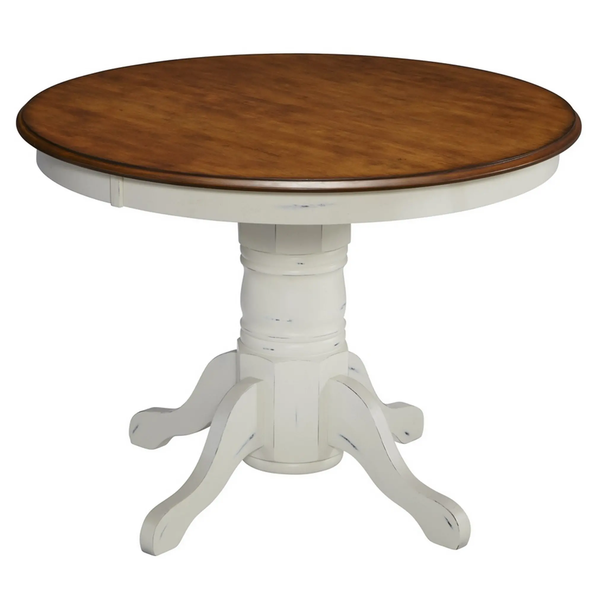 5518-30 French Countryside Off-White Dining Table-1