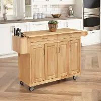 5023-95 General Line Brown Kitchen Cart