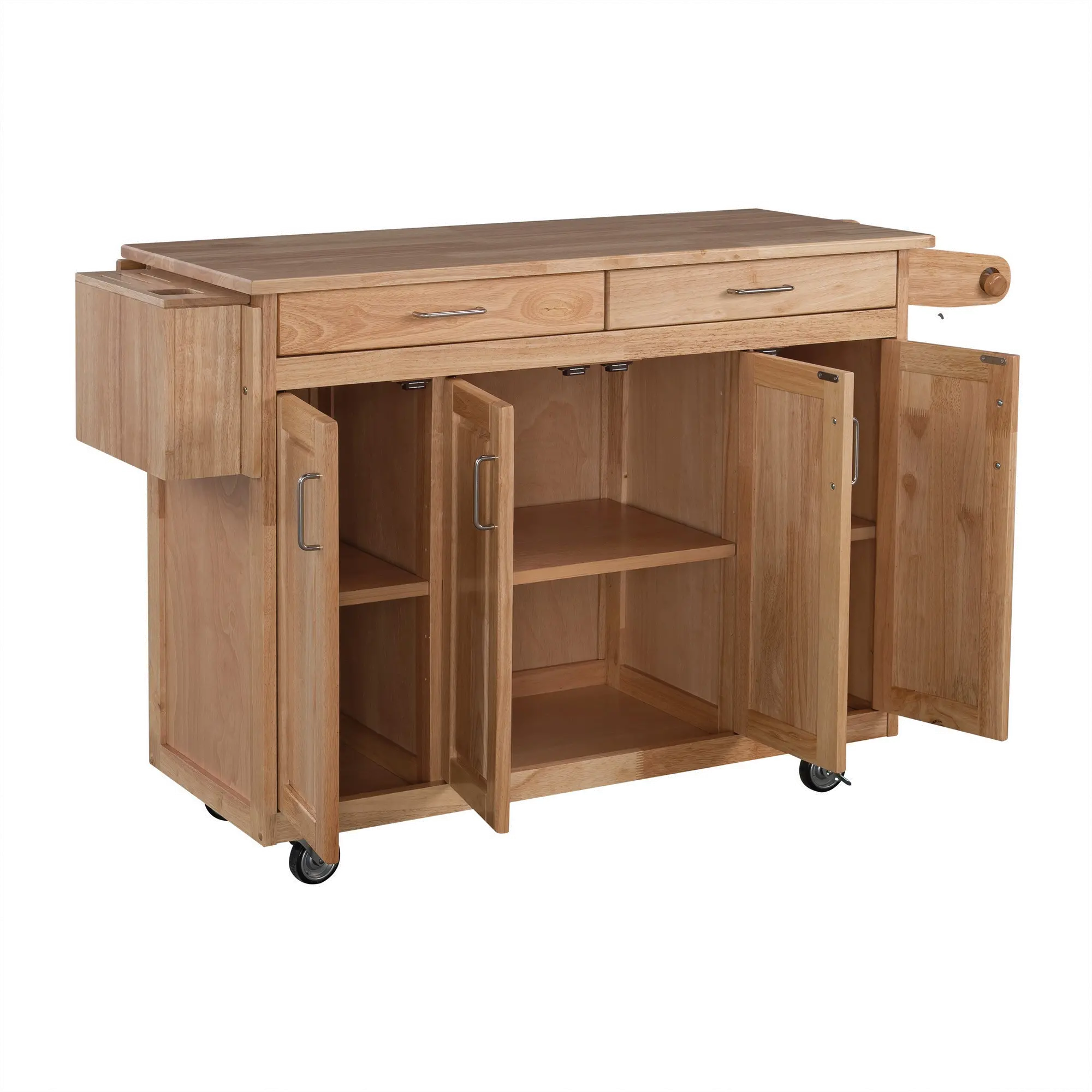 5023-95 General Line Brown Kitchen Cart-4