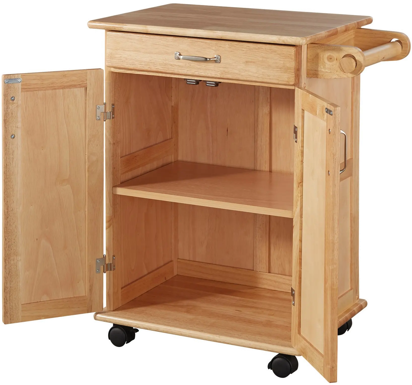 5040-95 General Natural Small Kitchen Cart-4
