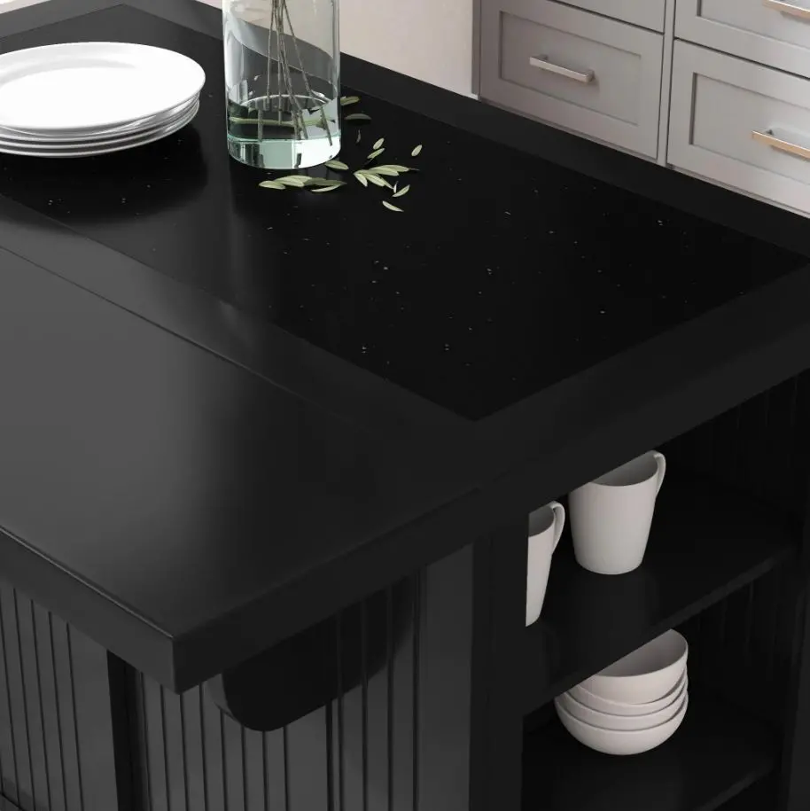 5033-94 Nantucket Black Kitchen Island-3