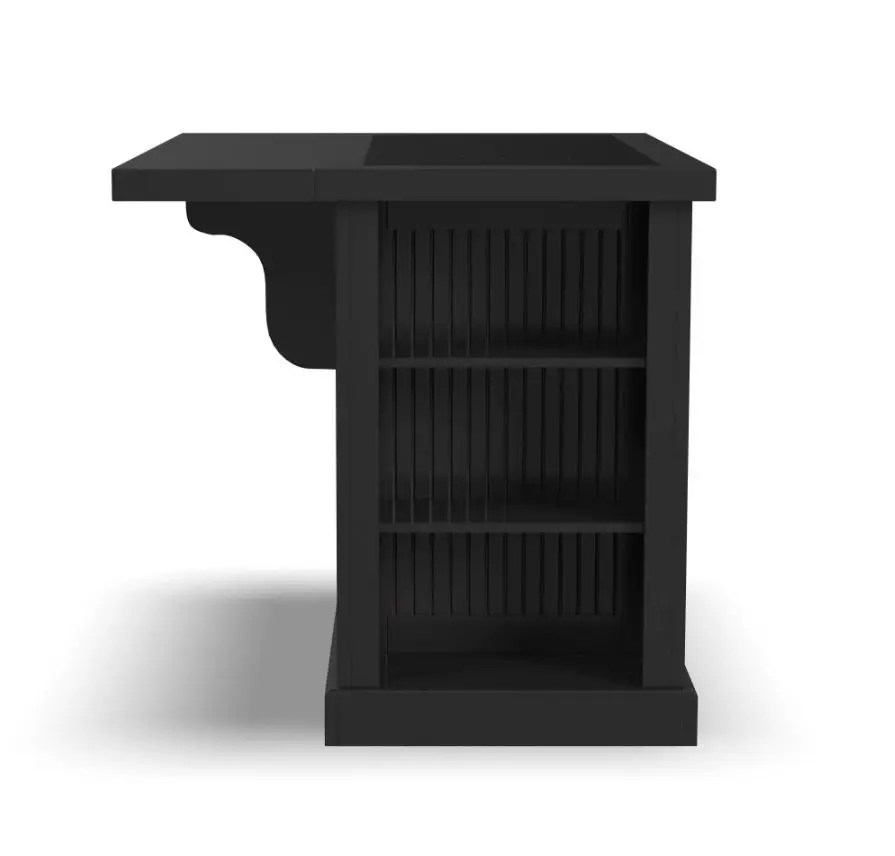 5033-94 Nantucket Black Kitchen Island-6