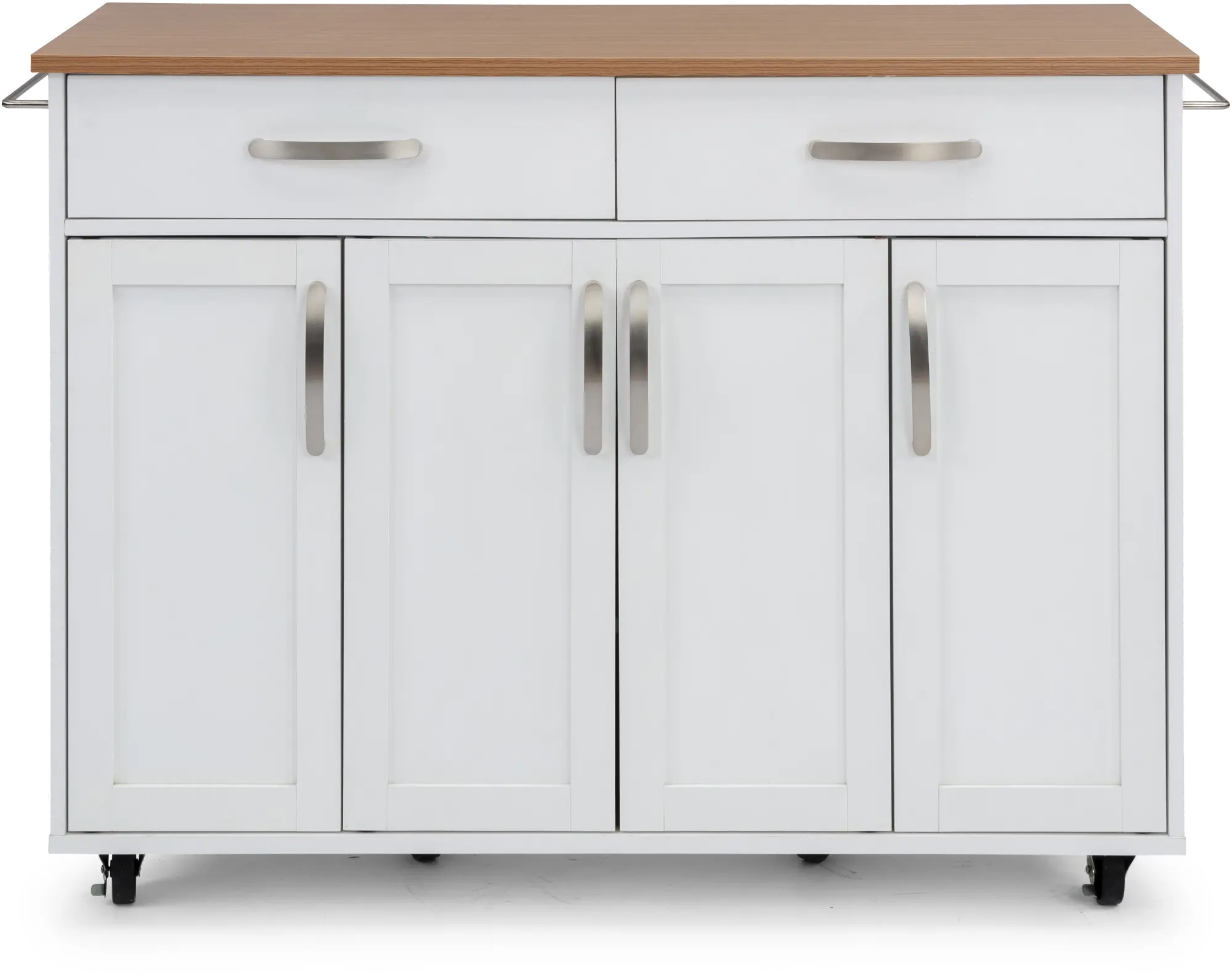 Ella White Kitchen Cart | RC Willey