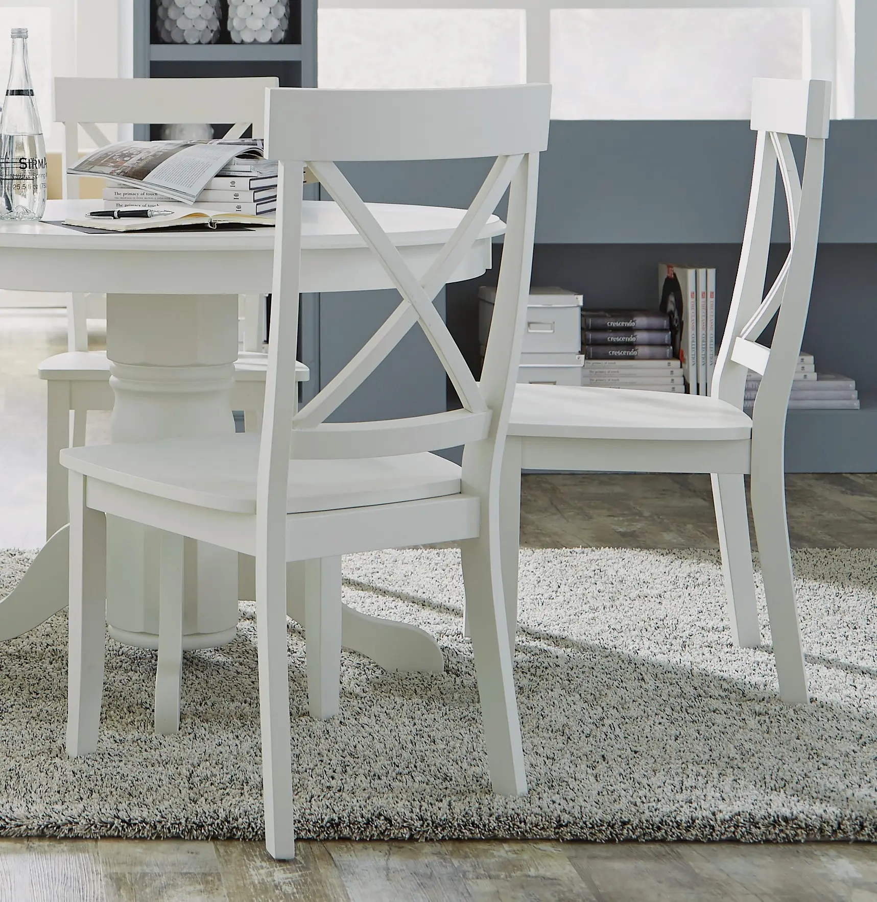 5177-802 Warwick Off White Dining Room Chair (Set of 2)-2