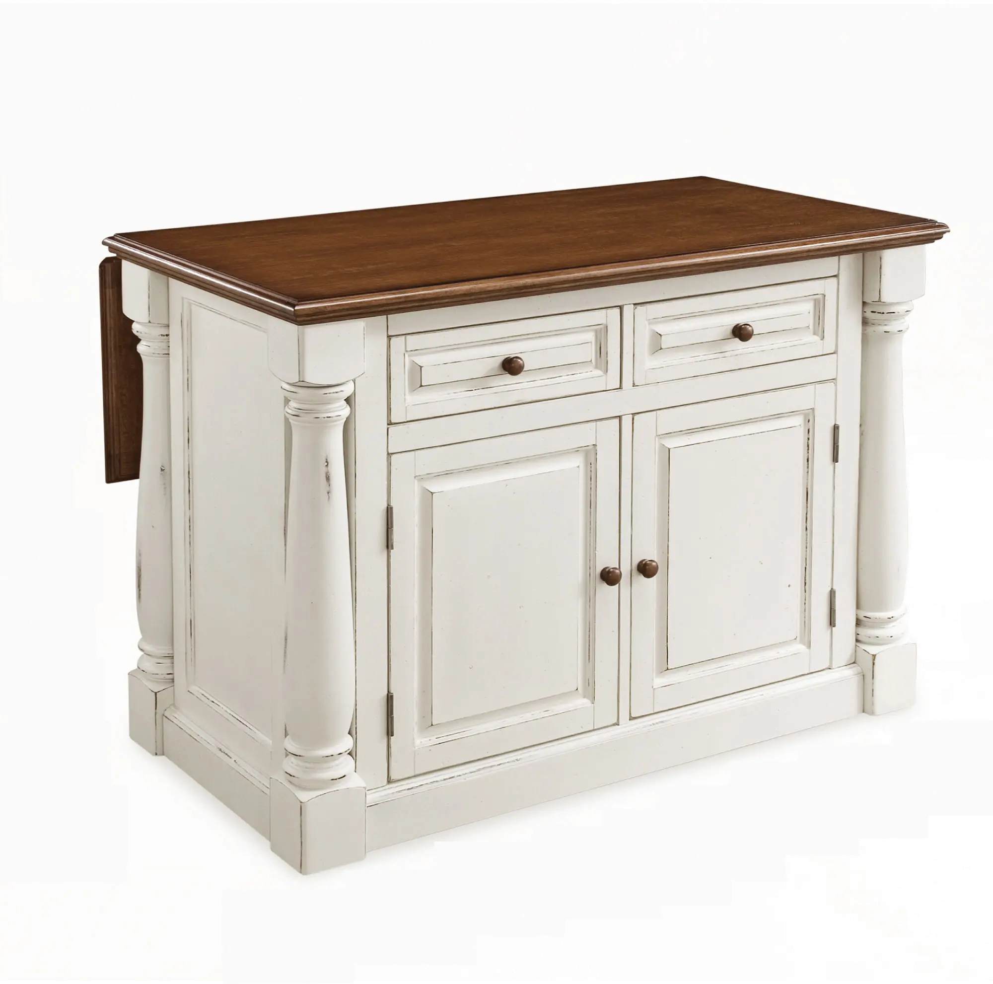 5020-94 Monarch Off-White Kitchen Island-3