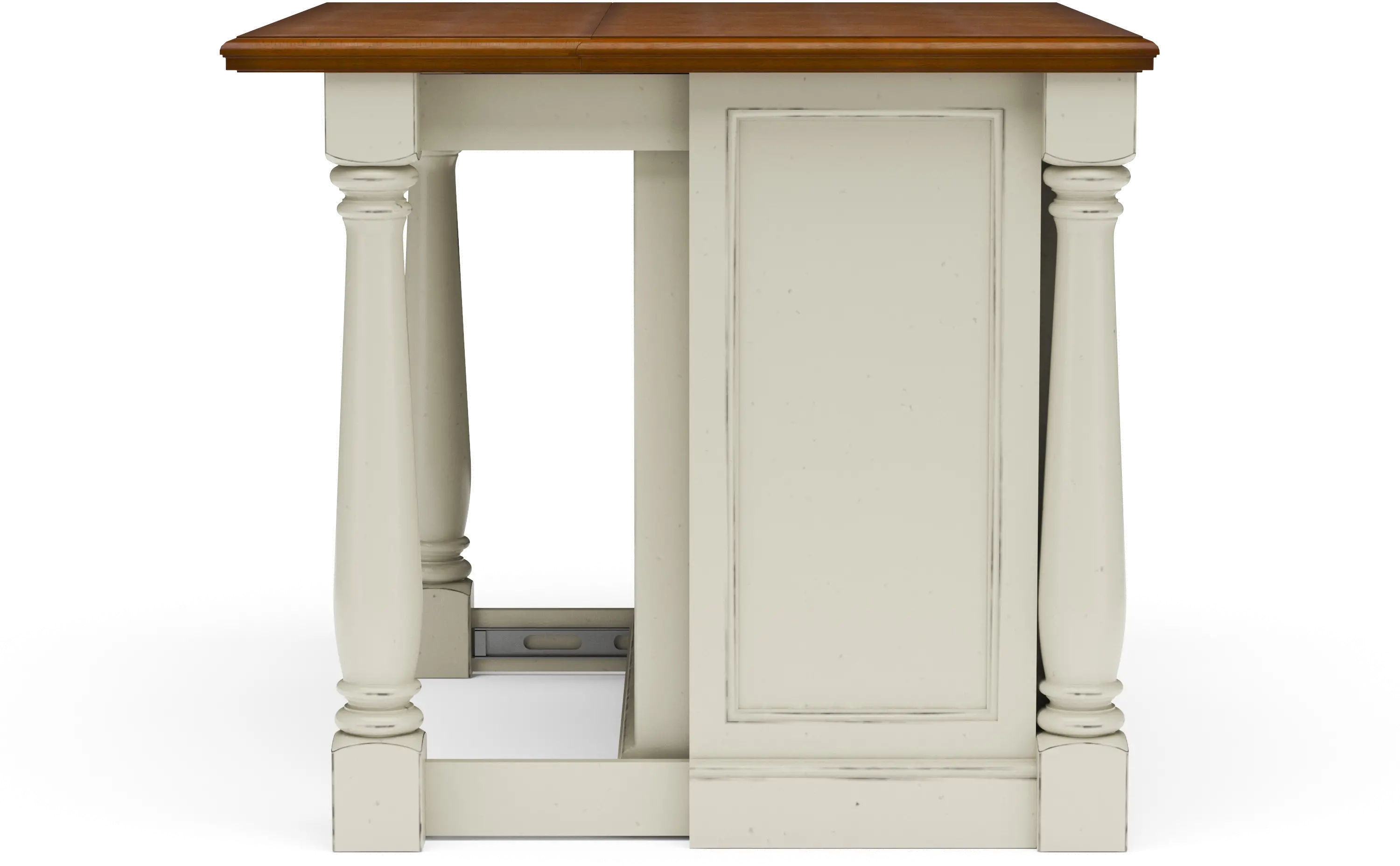 5020-94 Monarch Off-White Kitchen Island-6