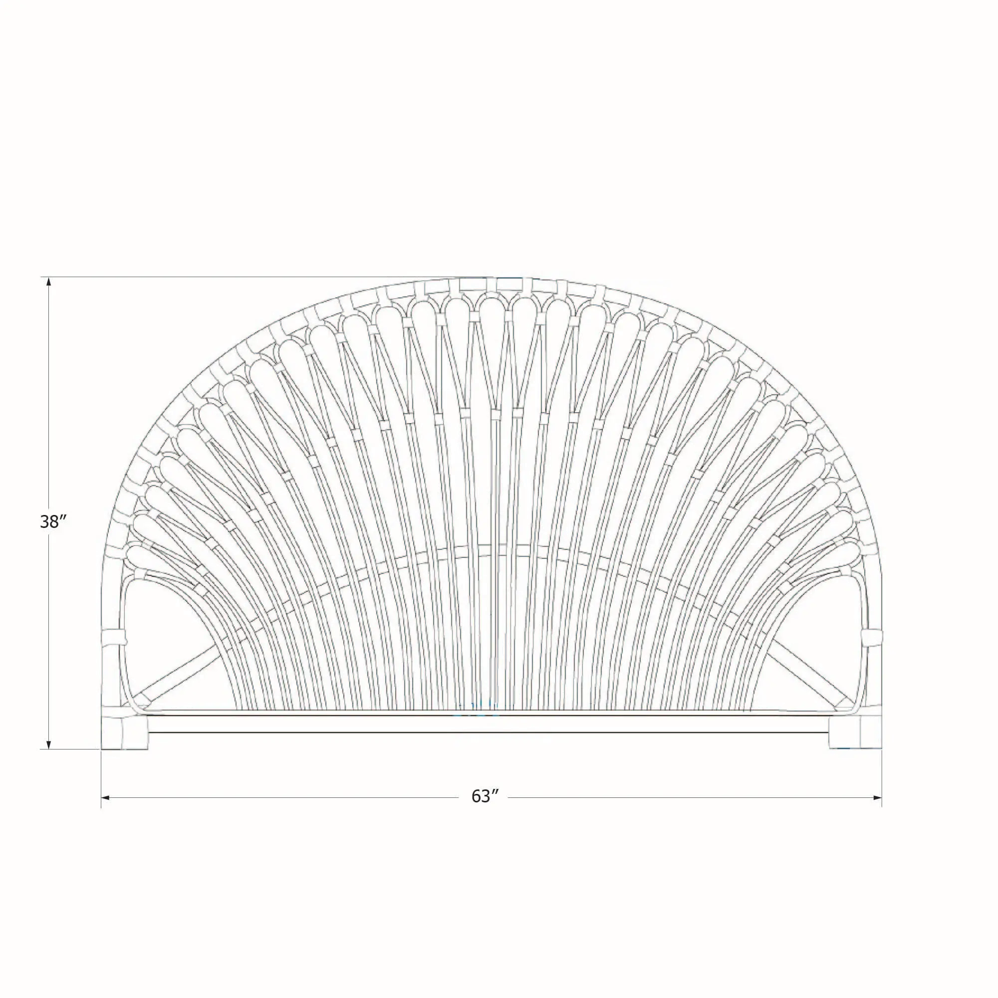 13462 Balka Rattan Queen Wall-Mounted Headboard - South Shore-6