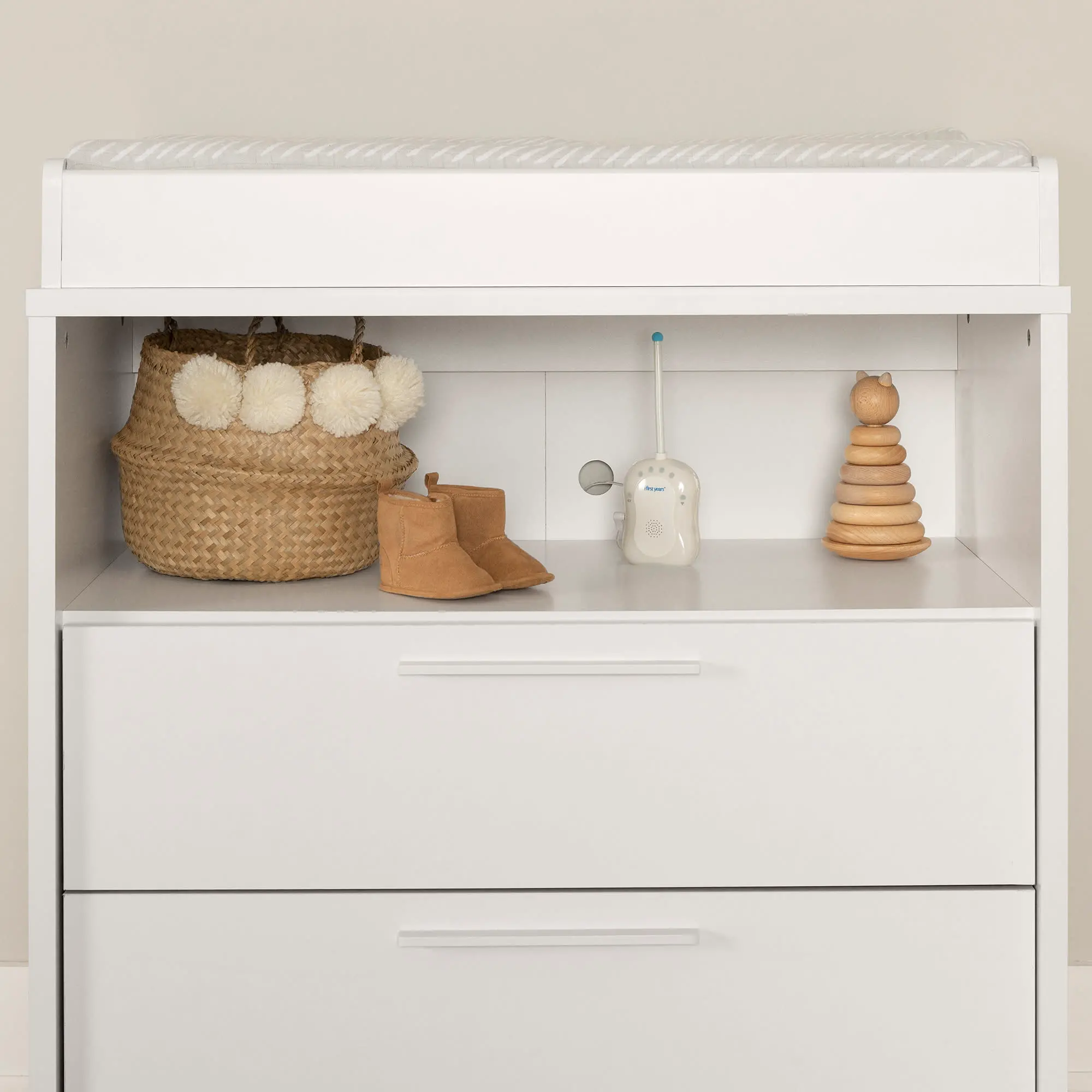 14160 Cookie White Changing Table - South Shore-4